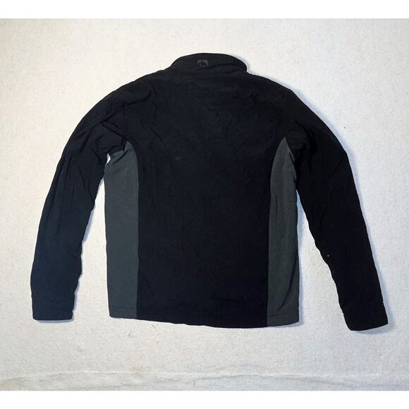 Storm Creek SNC Embroidered Soft Shell Wind Jacket Size M Black Gray - Picture 2 of 5